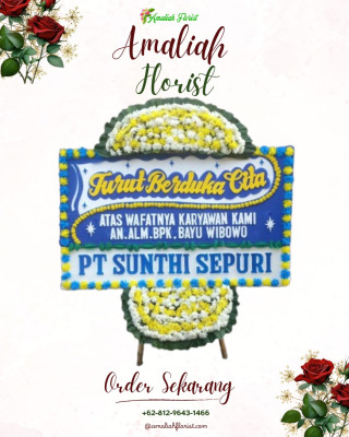 Papan Bunga Duka di Cilopang